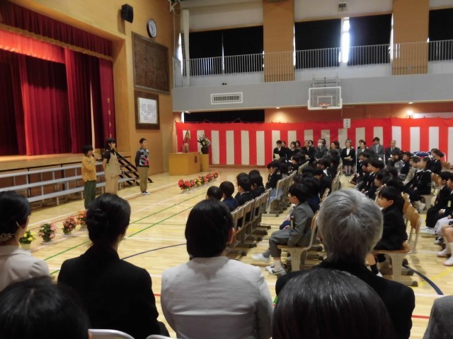 ６年生　お祝いの言葉