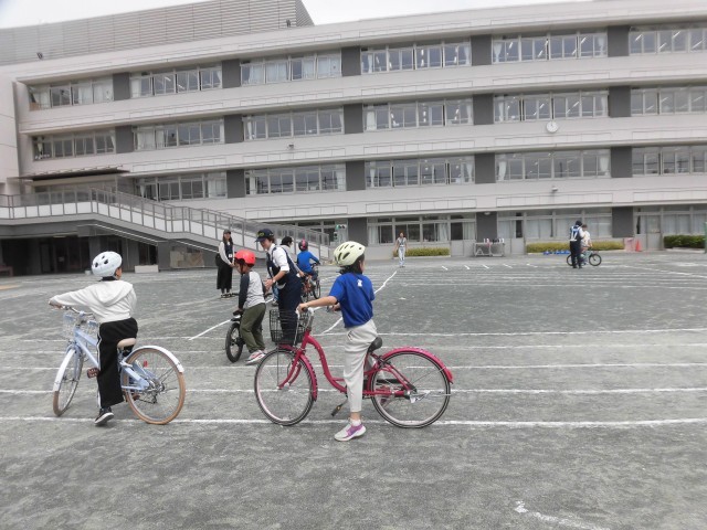 ３年生　自転車安全教室