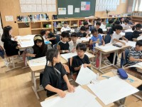 おうぎを折る２組