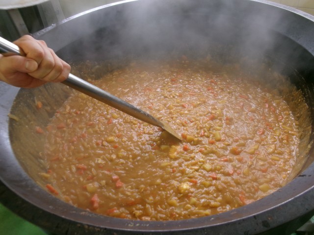 カレールウ作り