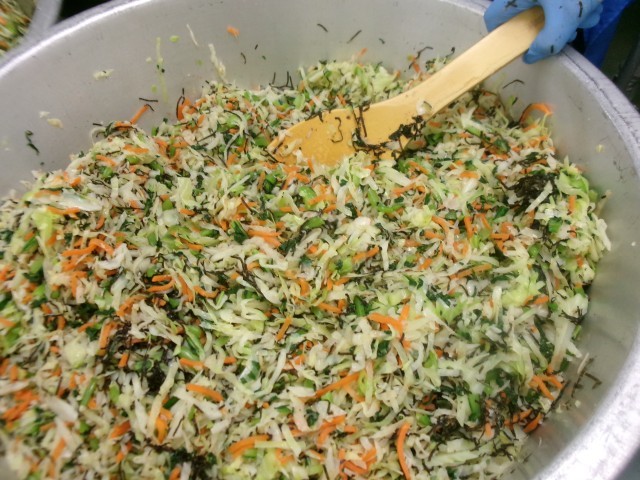 小松菜の乾物和え