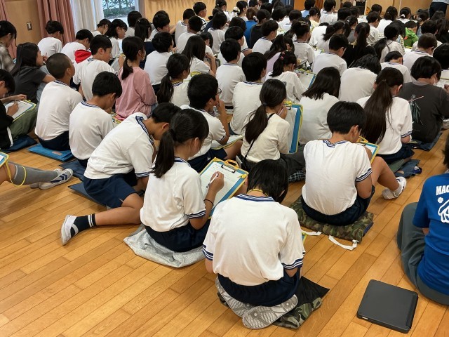 話を聞いてたくさんメモしました。