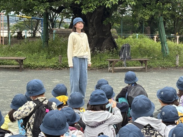 代表児童挨拶です