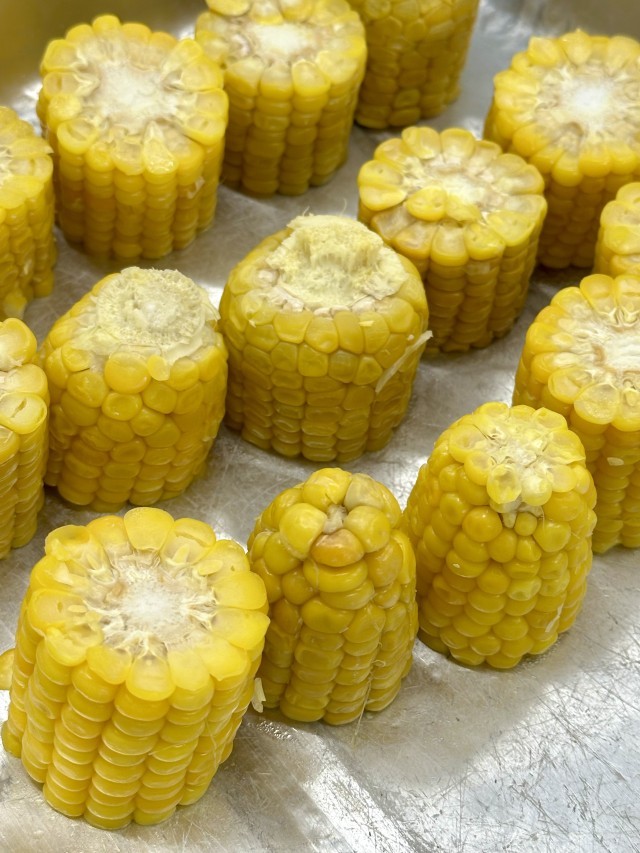 甘くて美味しいとうもろこしでした。