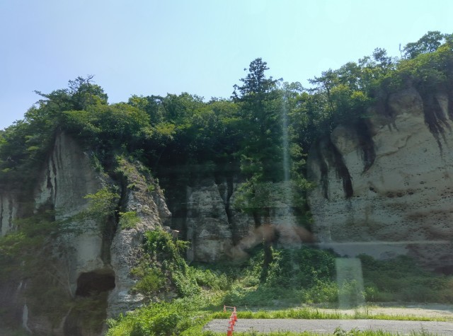 奇岩群の様子です