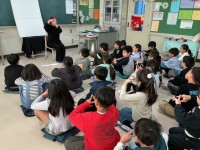 手遊びも教えていただきました。