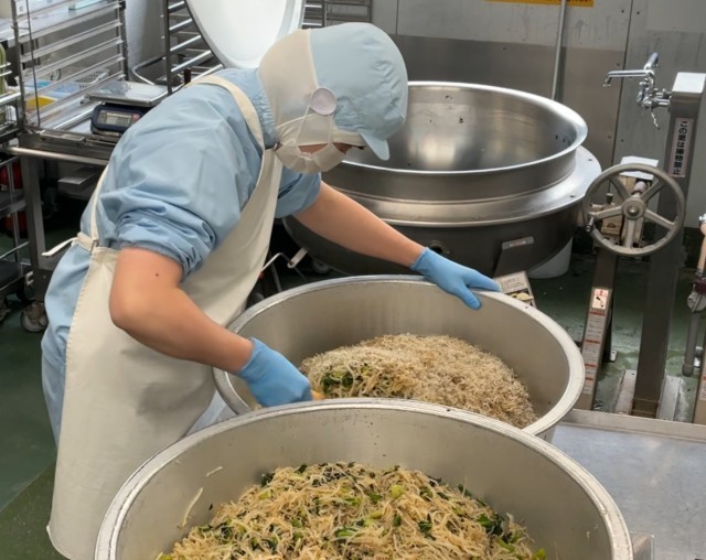 小松菜のじゃこ和え