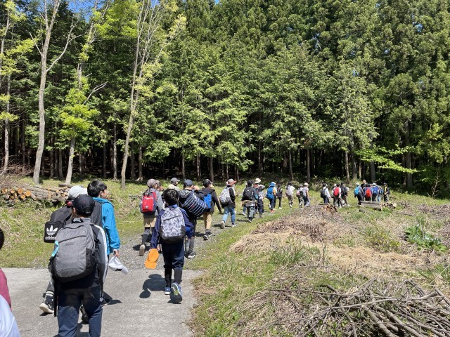ハイキングの様子