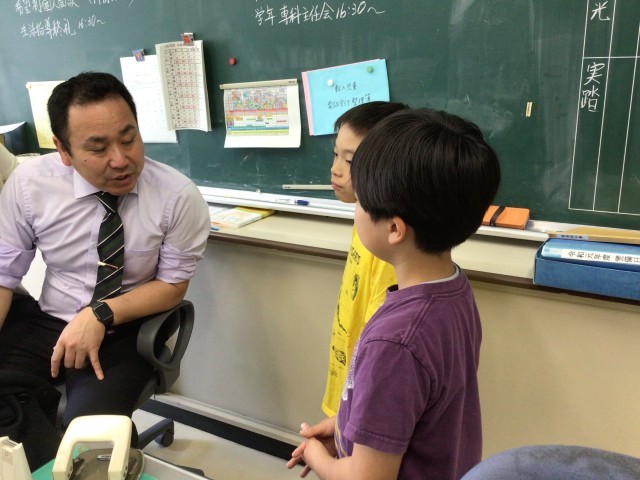 副校長先生にインタビュー
