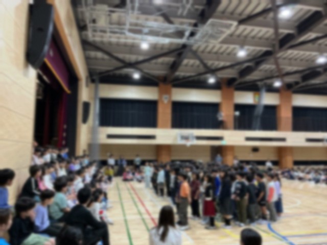 3年生　歓迎の言葉・詩「ドキン」