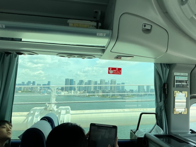 東京湾岸の風景にワクワク