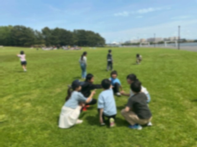 前半はグループ遊び