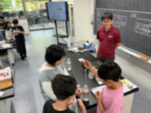 石灰水と気体検知管で調べる