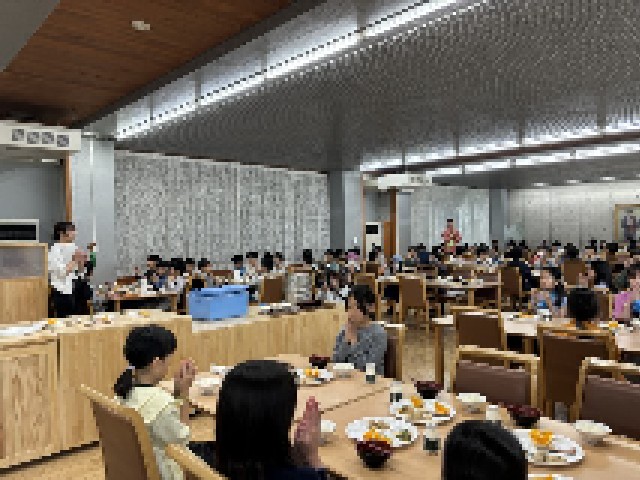 朝食の時間