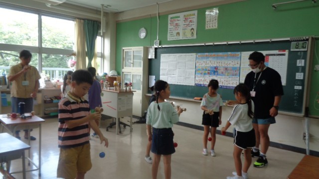 ２５日　けん玉教室