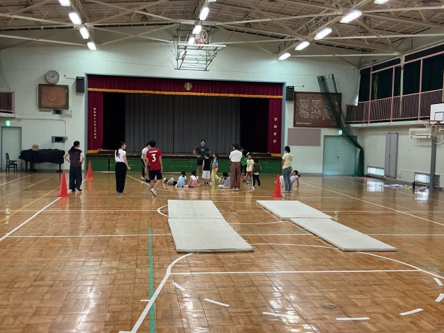 ２６日　身体を思いっきり動かすトレーニング体験