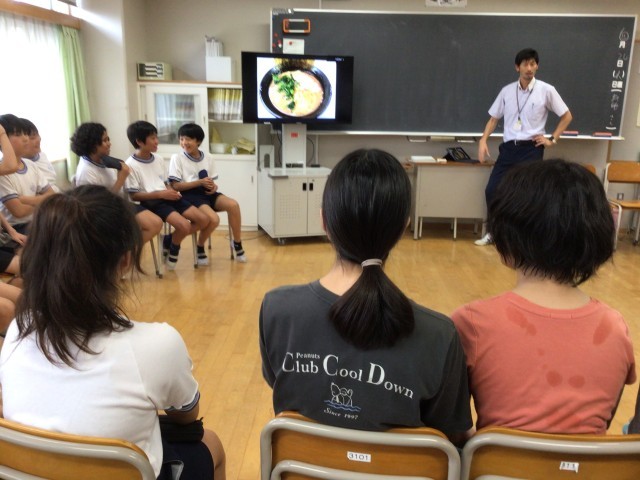 中学校体験　授業