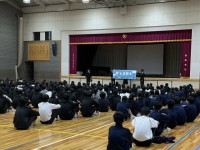 学年集会の様子