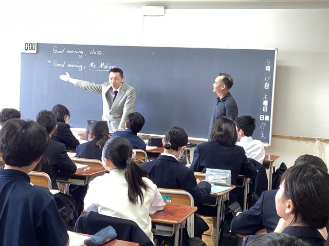 １年生　英語の授業