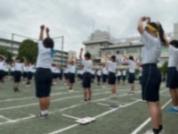 準備運動　ラジオ体操