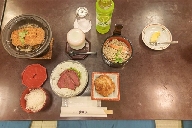 夕食のメニュー