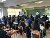 道徳授業の様子