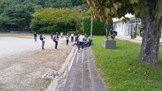 おやつ配布タイム