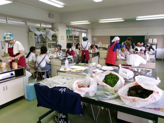 みんなと食べました