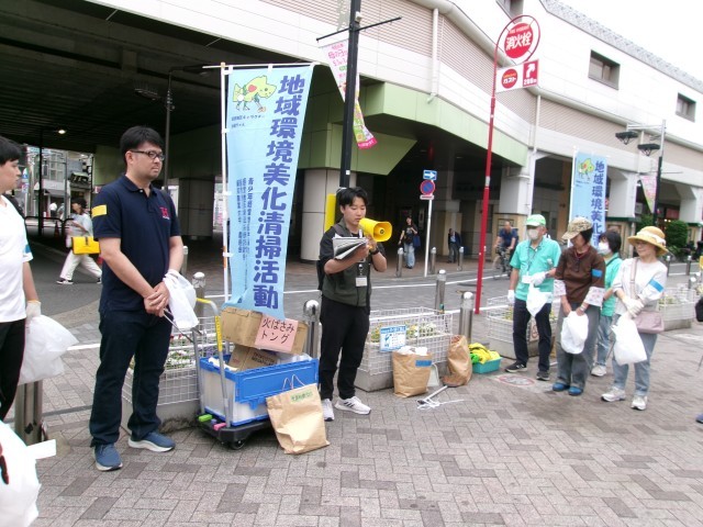 朝　注意事項を聞きました