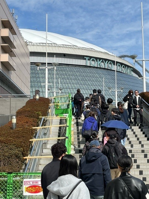 東京ドームシティアトラクションズに到着しました。