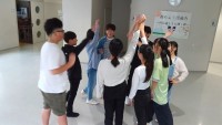 実行委員の円陣