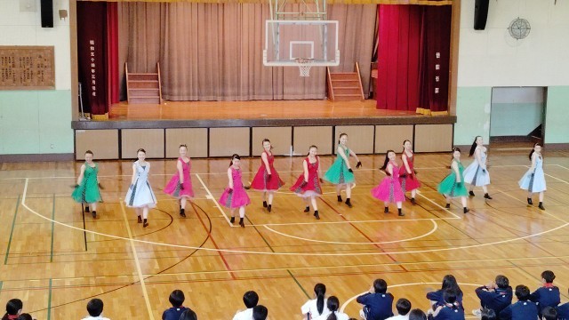 二階堂高校生徒によるダンス