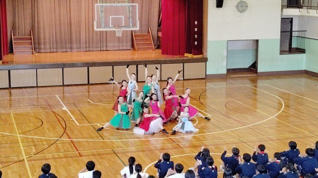 二階堂高校生徒によるダンス