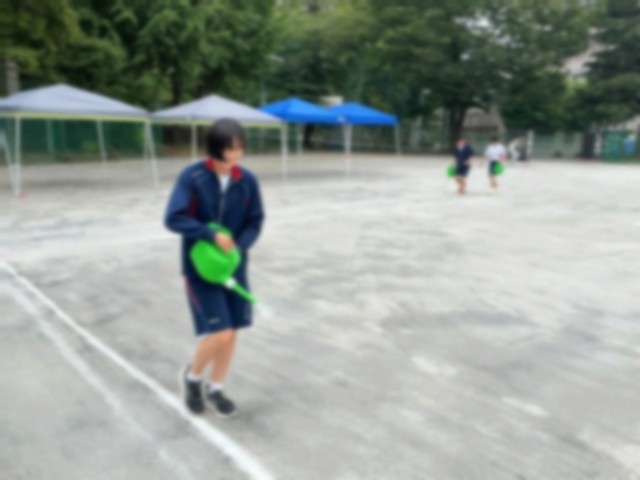 仕上げの水撒き