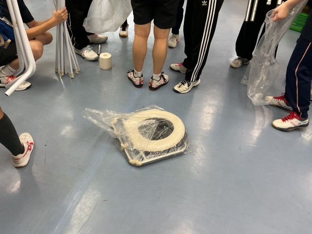 洋式トイレの一部です。