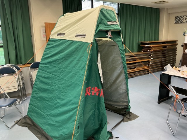 テントのようですね。